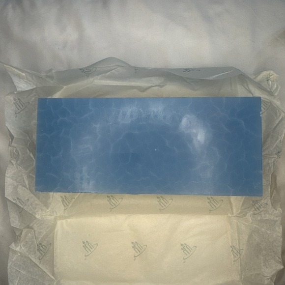 PartyLite Blue Tamarind 3-Wick Brick Candle K73590 Retired 7 X 3 Rare - Picture 4 of 4